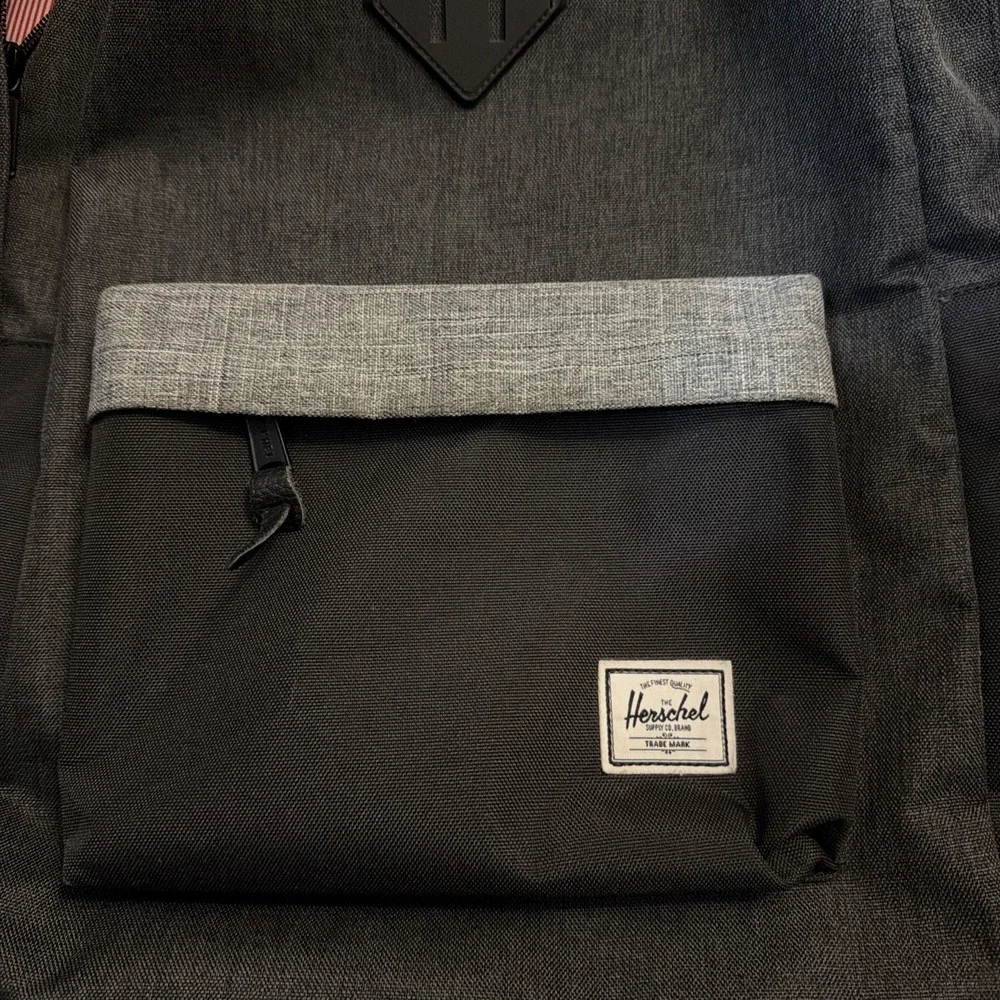 Black And Gray Herschel Backpack!